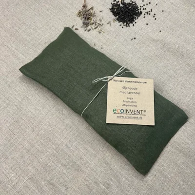 Leaf linen Øjenpude med Lavendel og Økologiske Rapsfrø - Image 5